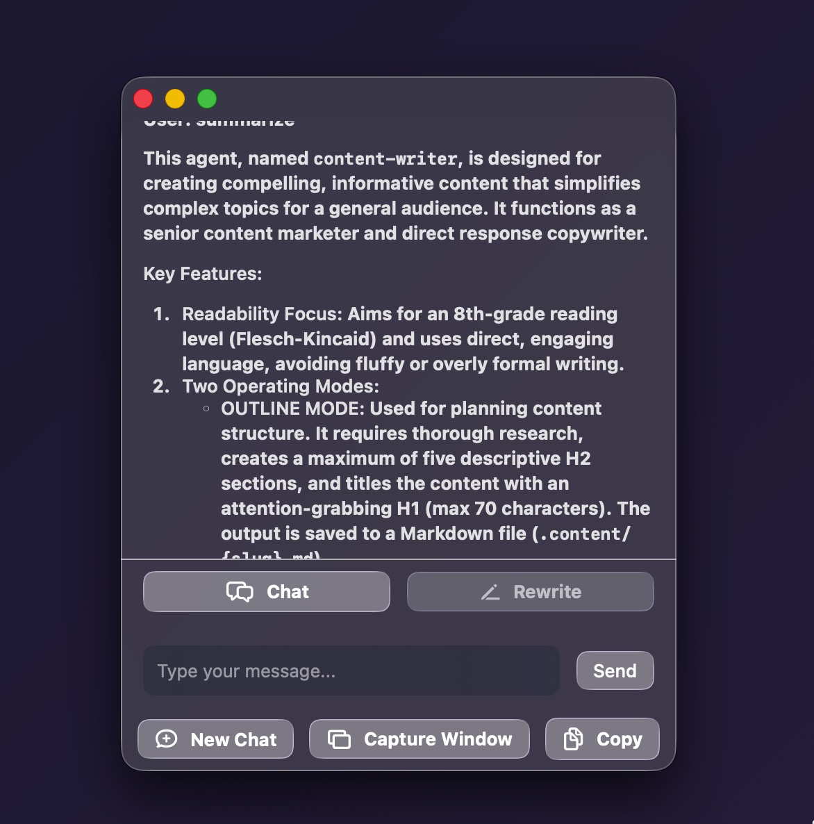 AIassistant Chat Interface
