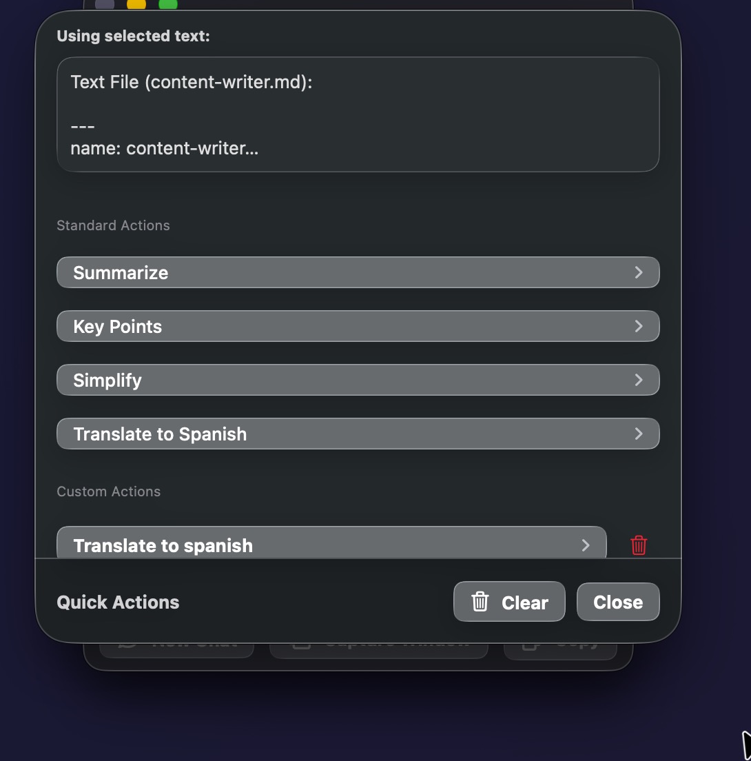 AIassistant Settings